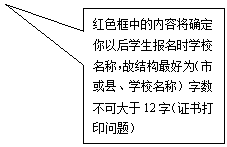 ���α�ע: ��ɫ���е����ݽ�ȷ�����Ժ�ѧ������ʱѧУ���ƣ��ʽṹ���Ϊ���л��ء�ѧУ���ƣ��������ɴ���12�֣�֤���ӡ���⣩