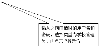 ���α�ע: ����֮ǰ����ʱ���û��������룬ѡ������ΪѧУ����Ա���ٵ������¼����